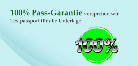 100% Pass-Garantie